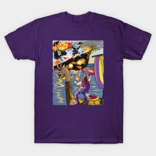 Minnesota Vikings Fans - Kings of the North vs Plummeting Pillagers T-Shirt